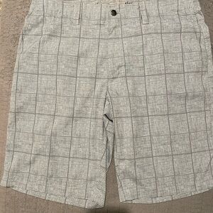 Callaway Plaid Graphic Golf Shorts Gray Size 34